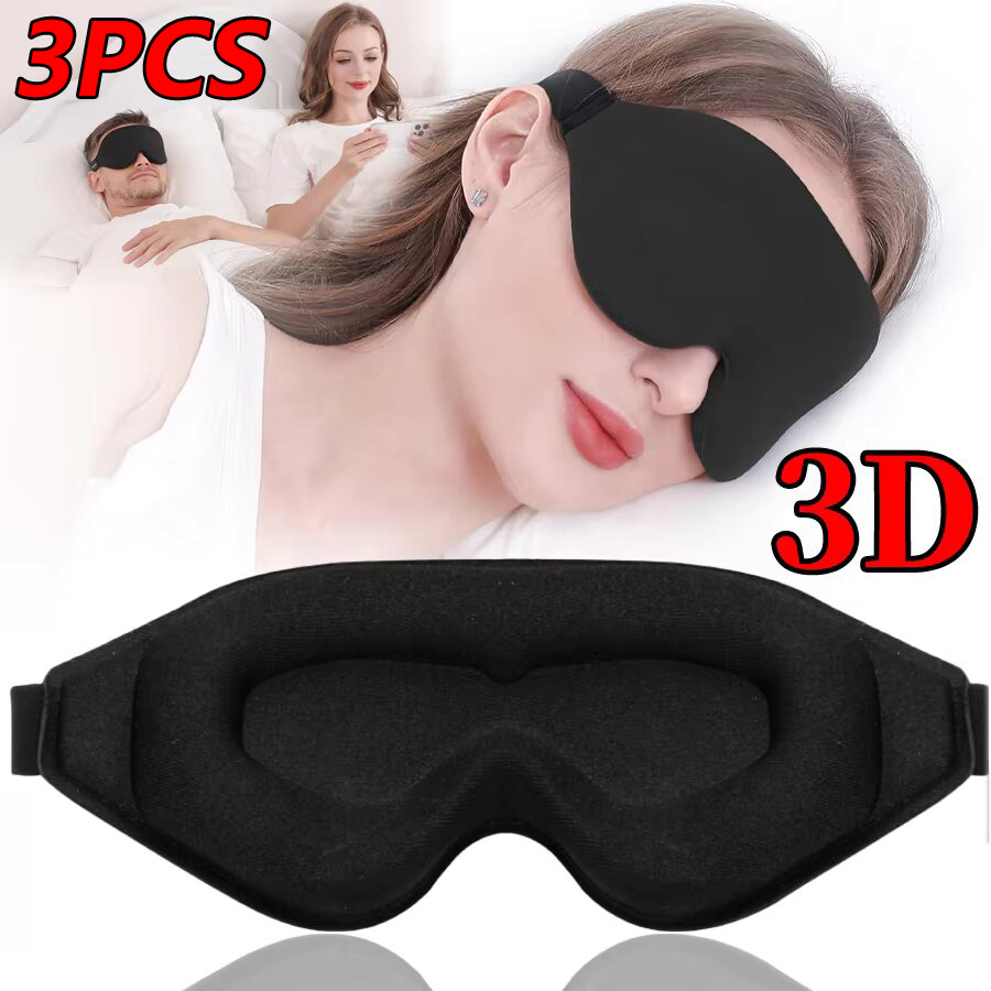 3PCS 3D Memory Foam Sleep Eye  - Lighting Jockey recensie en prijs