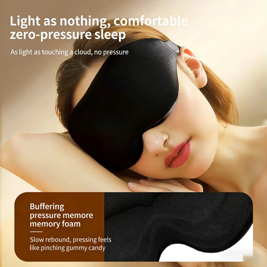 3PCS 3D Memory Foam Sleep Eye  - Lighting Jockey recensie en prijs
