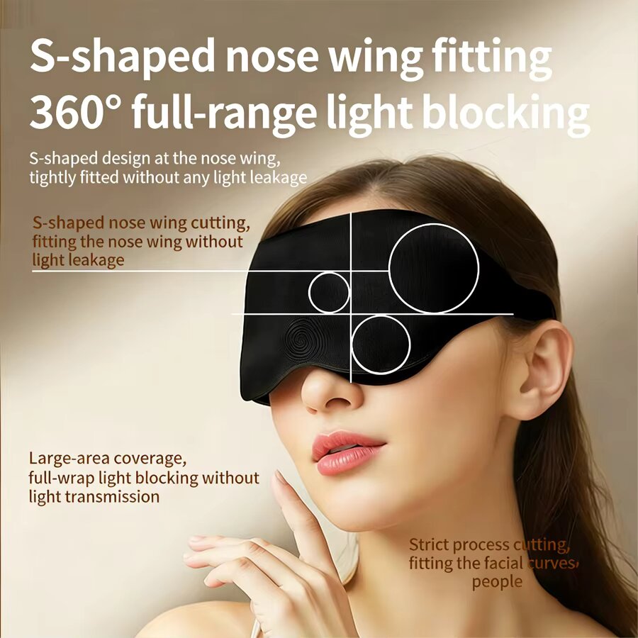 3PCS 3D Memory Foam Sleep Eye  - Lighting Jockey recensie en prijs