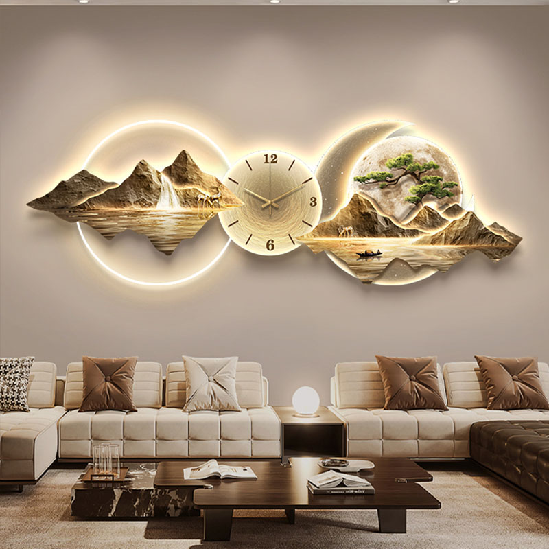 Living Room Wall Clocks Art Mu - Lighting Home Decor Wall Clocks recensie en prijs