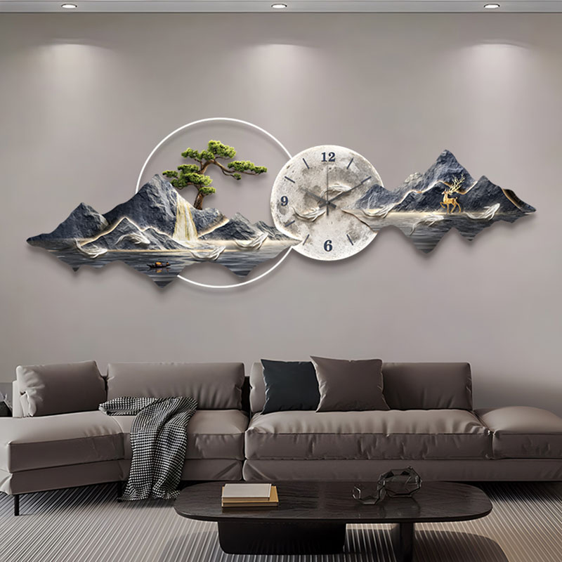 Living Room Wall Clocks Art Mu - Lighting Home Decor Wall Clocks recensie en prijs