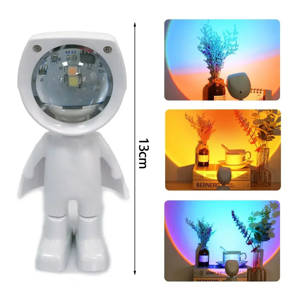 Astronaut Robot Rainbow Projec - Sunset Lamp Projection recensie en prijs