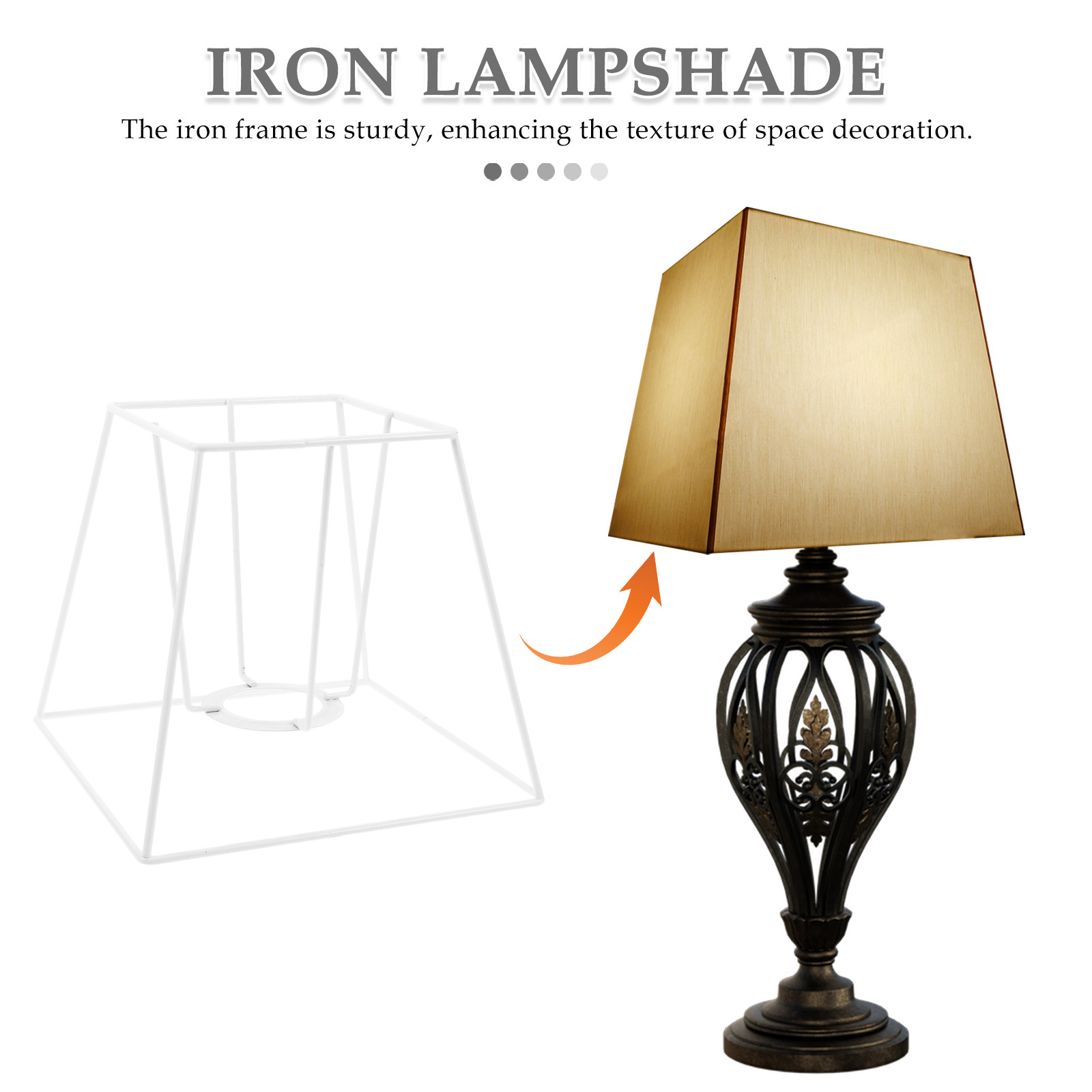 Trapezoid Iron Wire Lamp Shade - Geometric Lamp Shade recensie en prijs