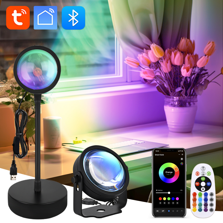 Smart Sunset Lamp Tuya USB Sun - Sunset Lamp Projection recensie en prijs