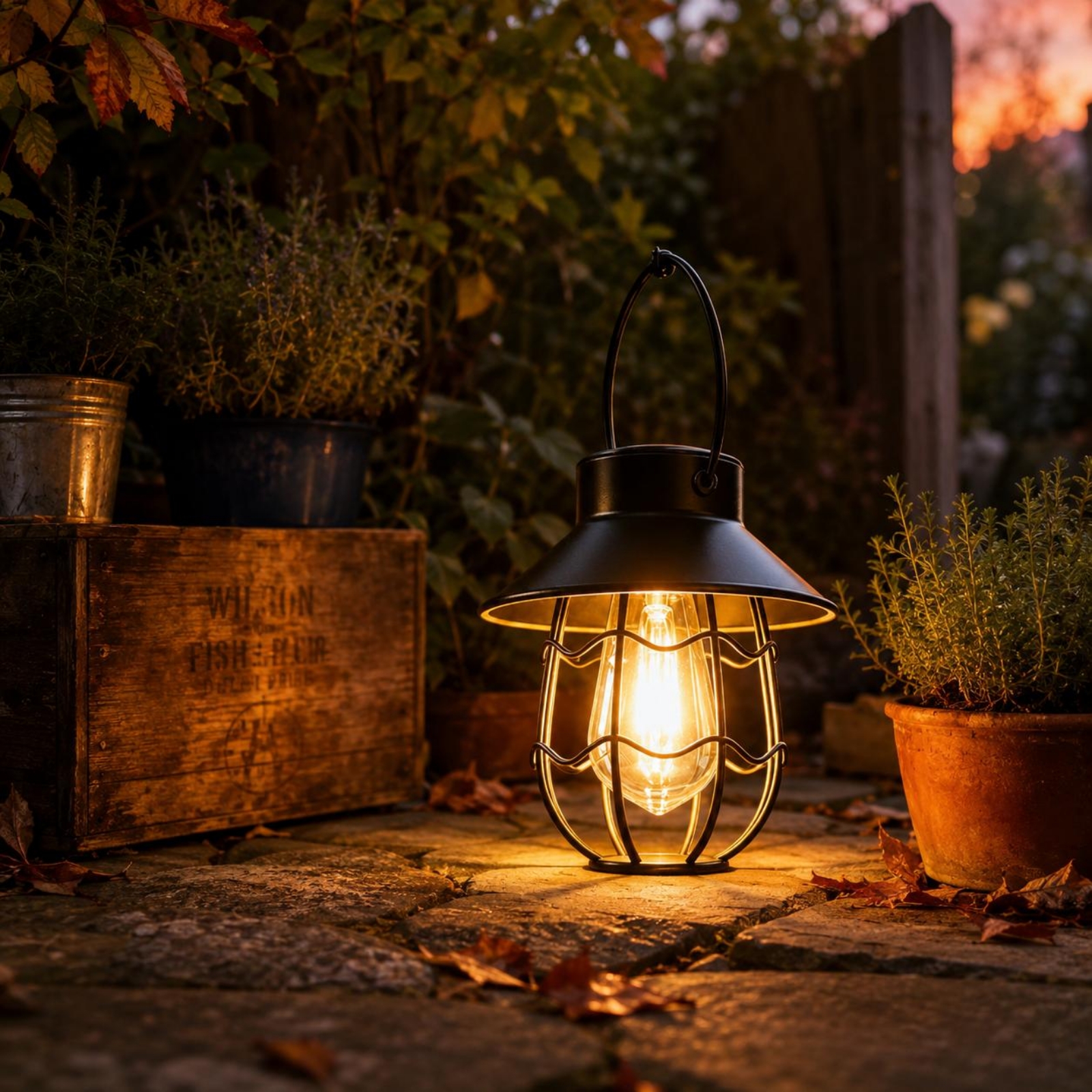Wavy Frame Lantern Energy Savi - Garden Lighting Decor recensie en prijs