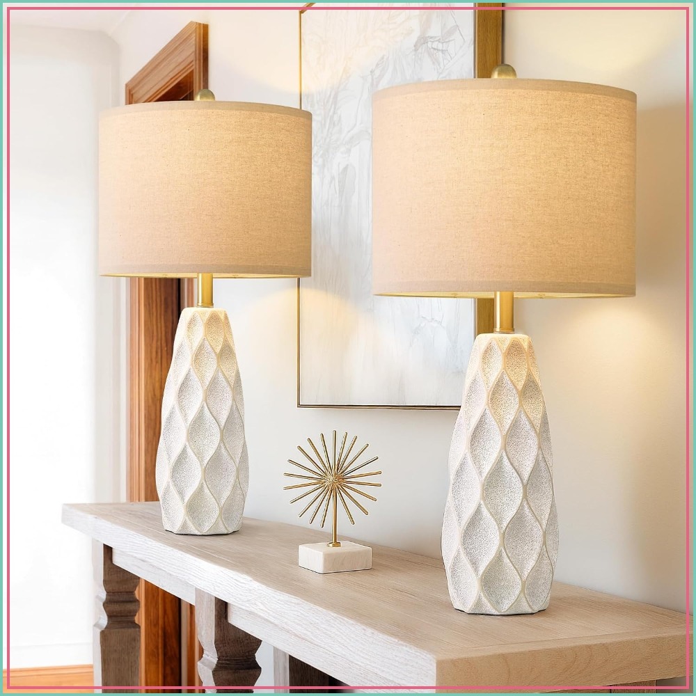 Set of 2 Modern Ceramic Table  - Lighting Decor Room recensie en prijs