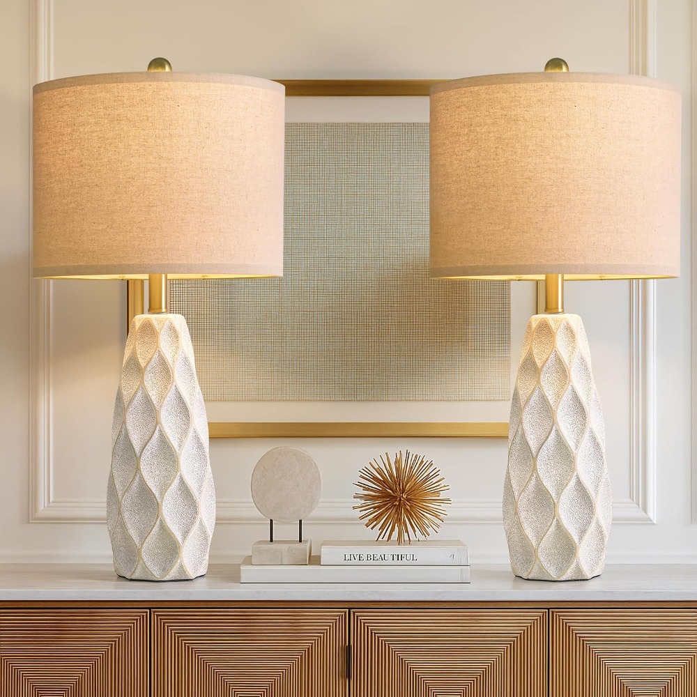 Set of 2 Modern Ceramic Table  - Lighting Decor Room recensie en prijs