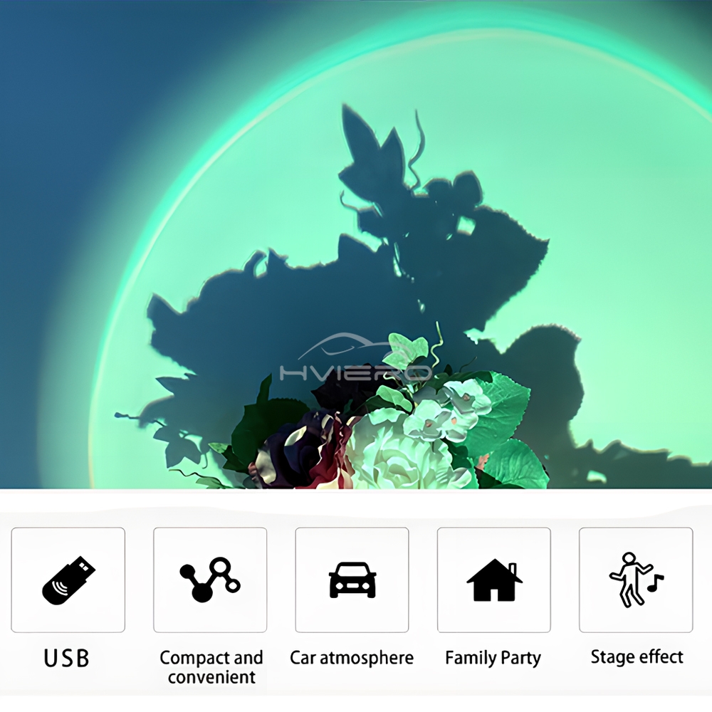1Pcs USB Interface Sunset Lamp - Sunset Lamp Projection recensie en prijs