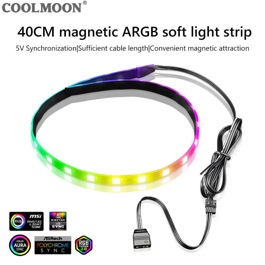 COOLMOON CM-LS40 5V ARGB PC Ca - Lighting Bolt Decor recensie en prijs