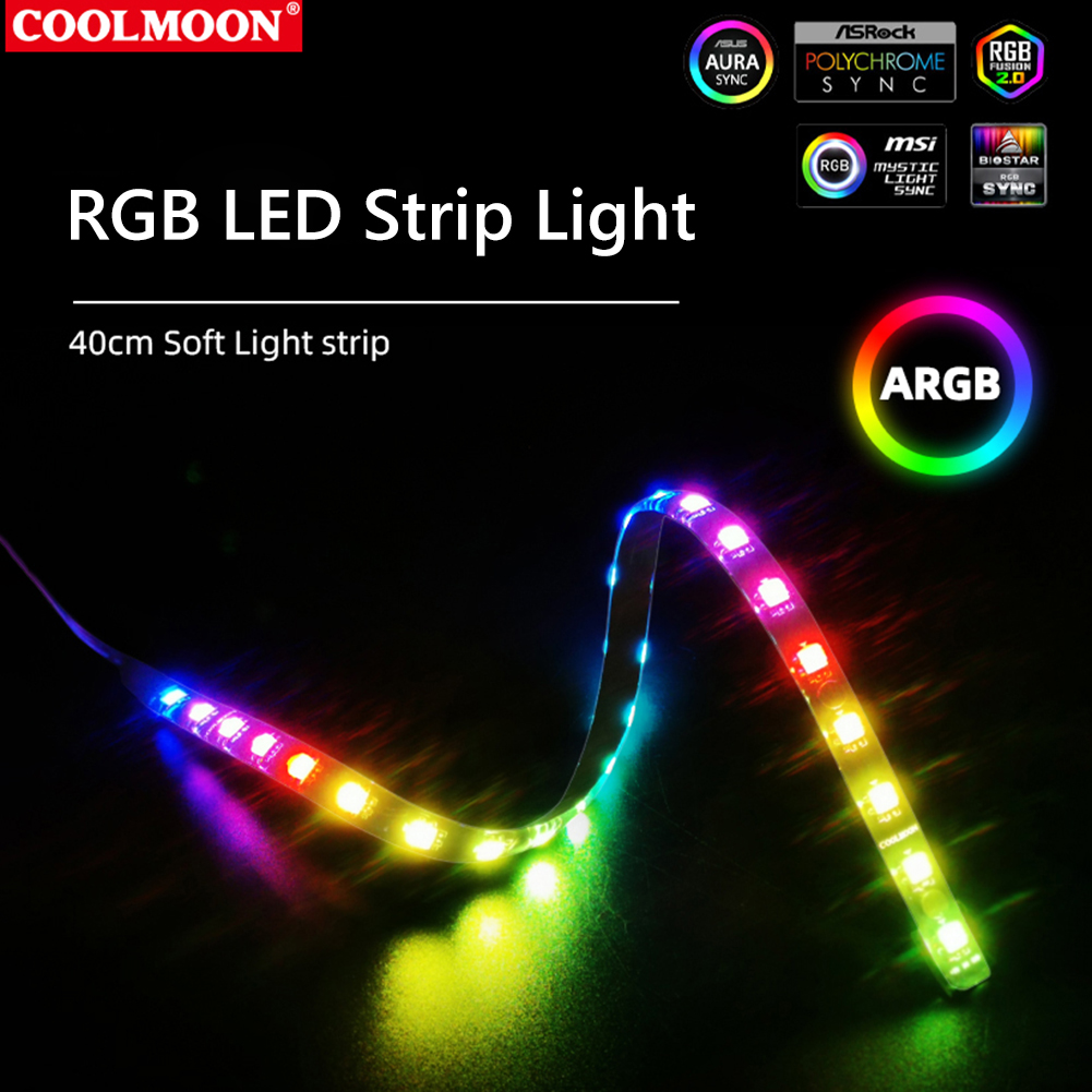 COOLMOON CM-LS40 5V ARGB PC Ca - Lighting Bolt Decor recensie en prijs