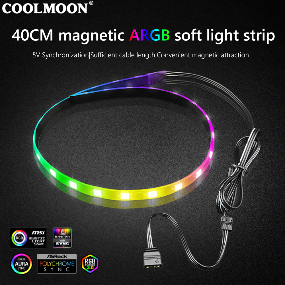 COOLMOON CM-LS40 5V ARGB PC Ca - Lighting Bolt Decor recensie en prijs