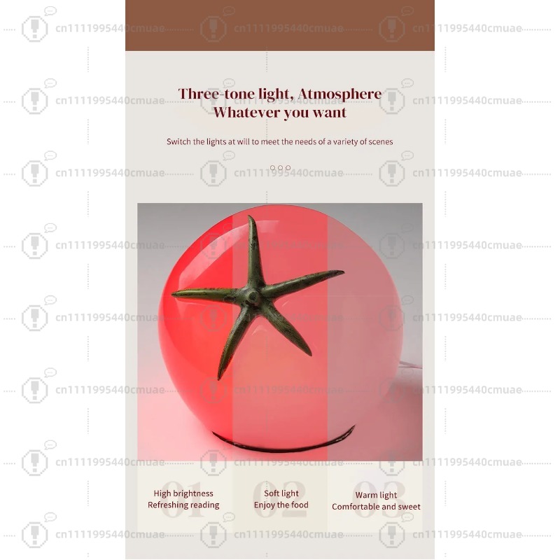 New listing AC plug fruit tabl - Unique Lighting Decor recensie en prijs