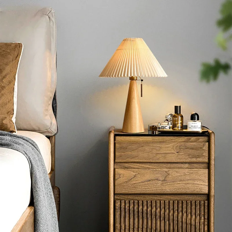 Retro Pleated Table Lamp Nordi - Lighting Decor For Bedroom recensie en prijs