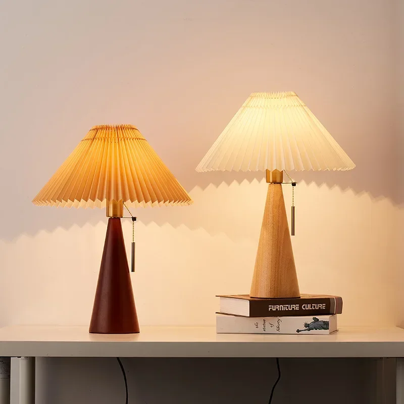Retro Pleated Table Lamp Nordi - Lighting Decor For Bedroom recensie en prijs