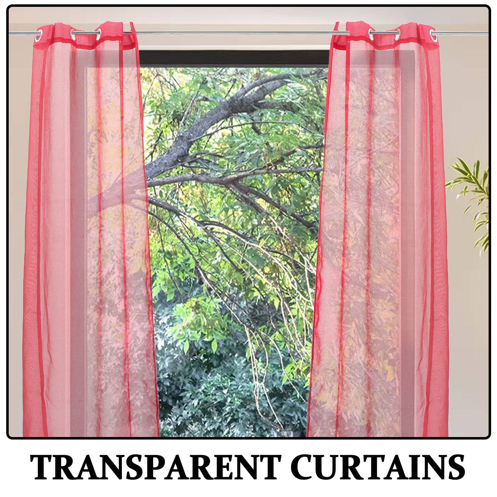 2Pcs Sheer Christmas Curtains  - Kitchen Decor Lighting recensie en prijs