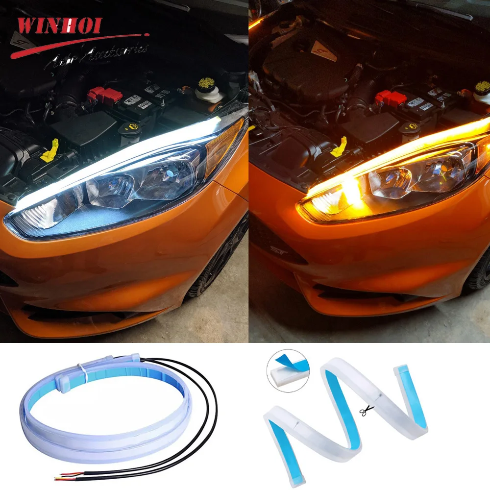 2PCS Car LED DRL Daytime Runni - Lighting Bolt Decor recensie en prijs