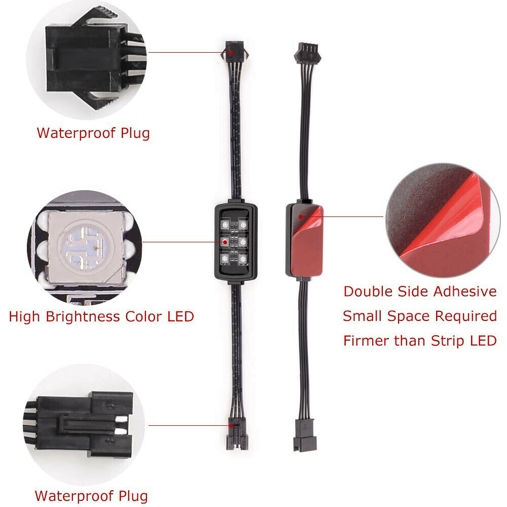 Niscarda Car Motorcycle RGB LE - Lighting Bolt Decor recensie en prijs