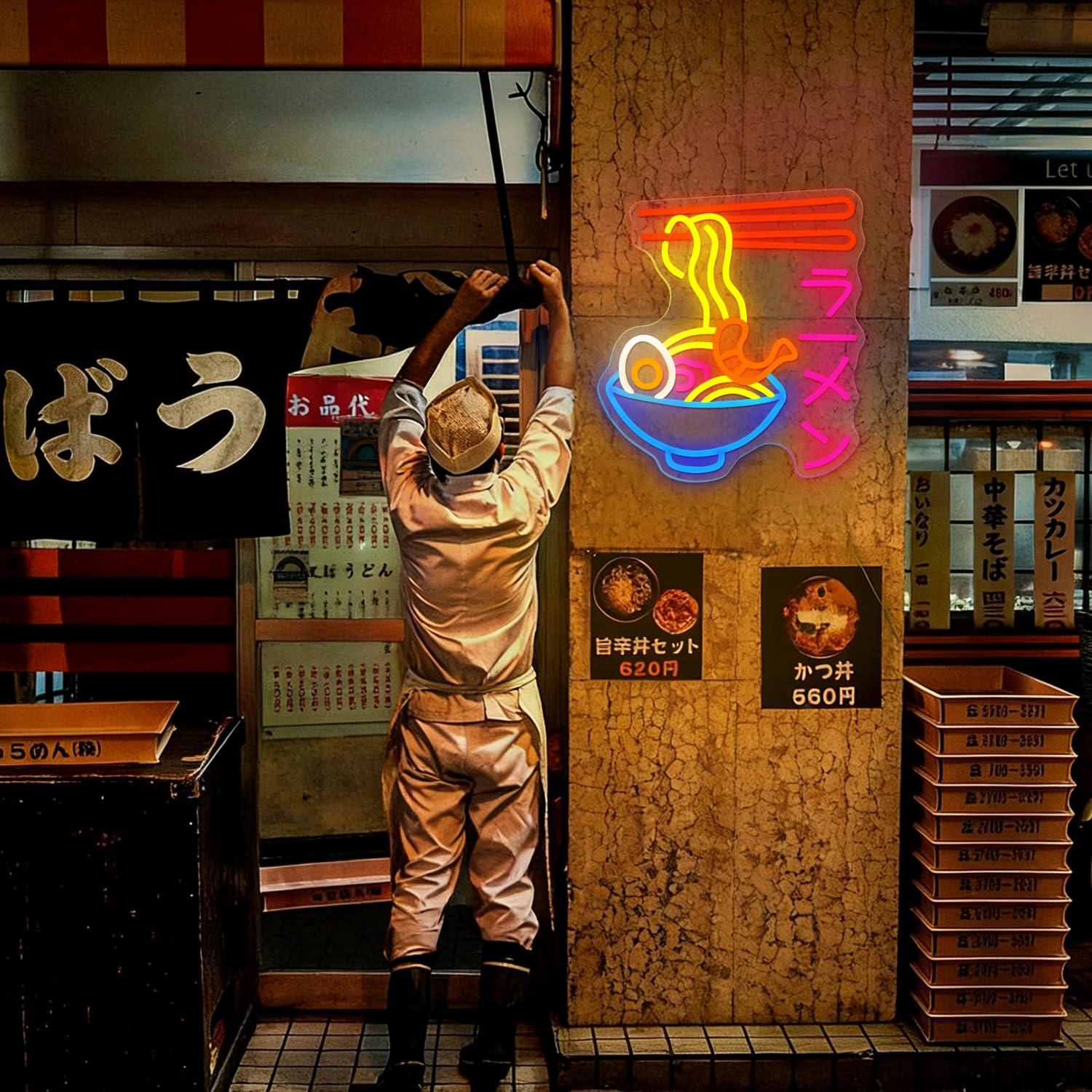 Ramen Neon Sign Japanese Noodl - Lighting Decor Room recensie en prijs