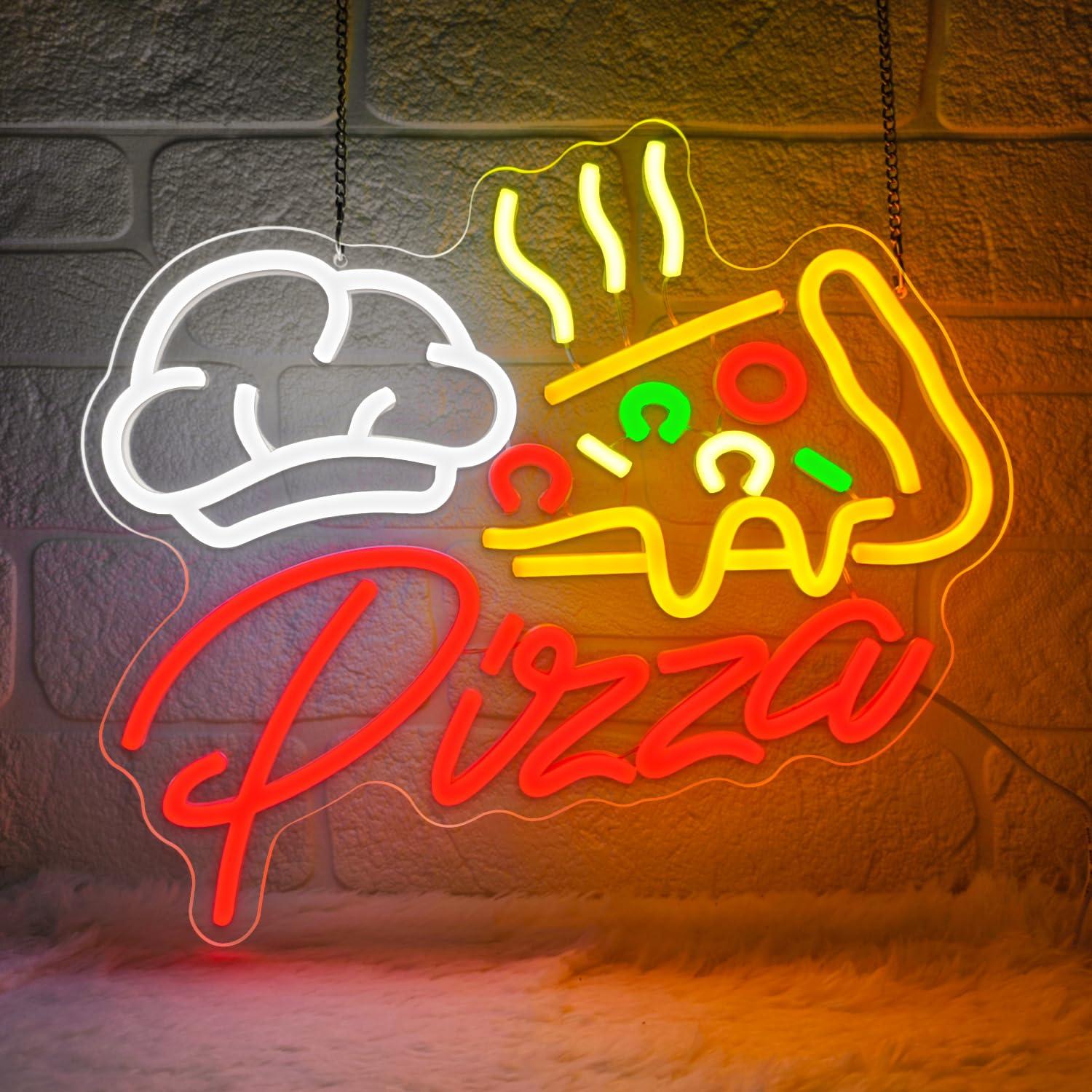 Pizza Neon Sign Colorful Pizza - Kitchen Decor Lighting recensie en prijs
