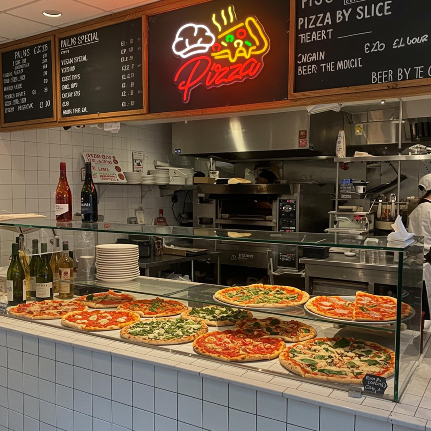 Pizza Neon Sign Colorful Pizza - Kitchen Decor Lighting recensie en prijs