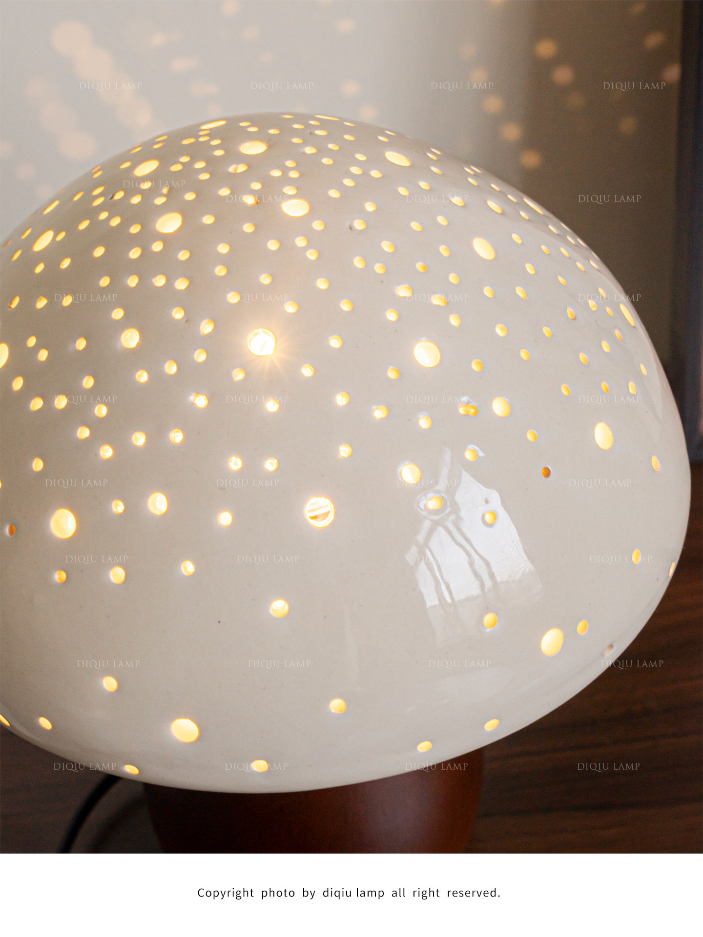 Medieval style mushroom cerami - Mushroom Table Lamp recensie en prijs