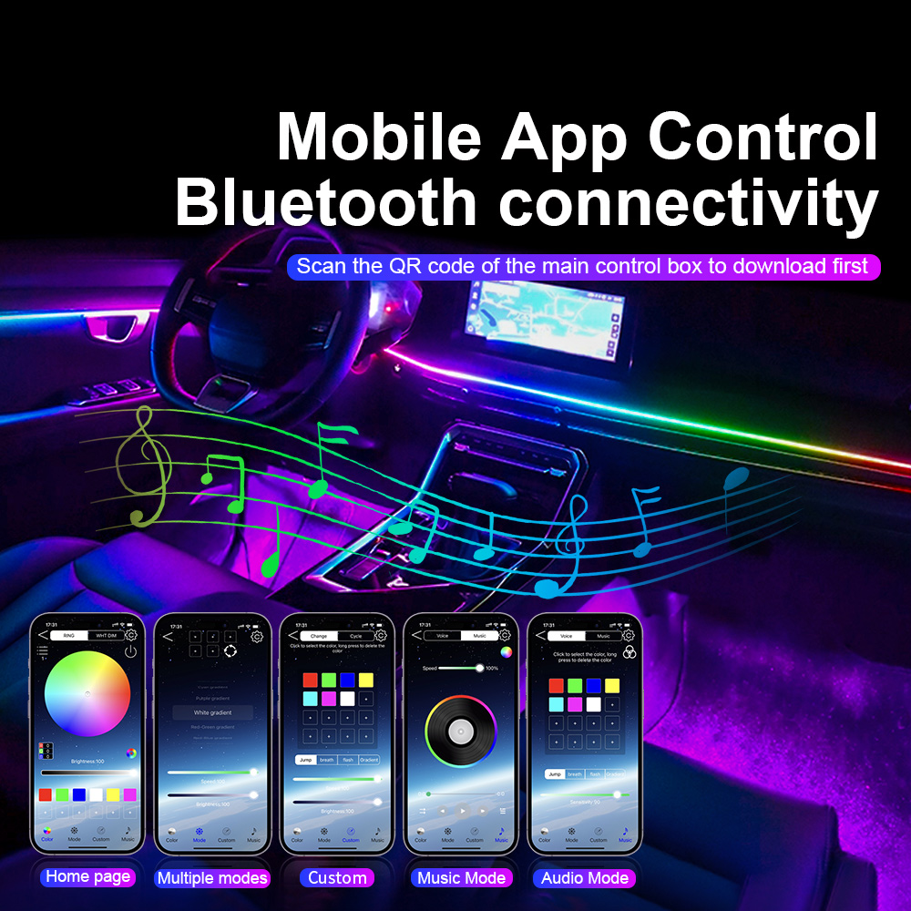 Universal Led Car Ambient Ligh - Lighting Bolt Decor recensie en prijs