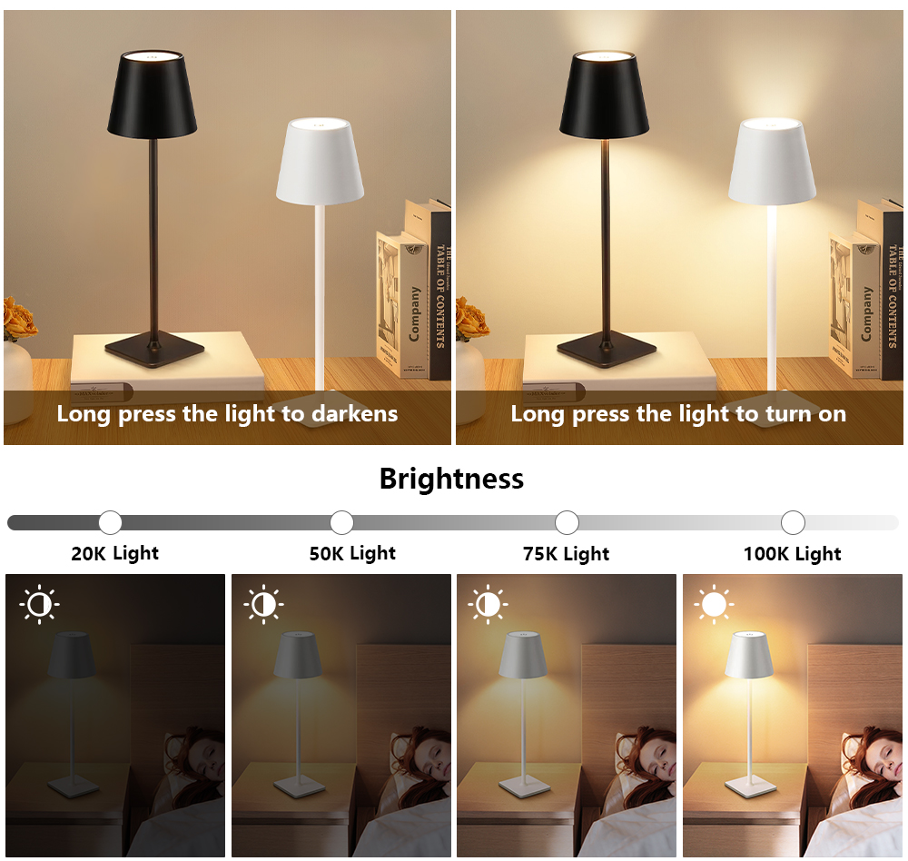LED Rechargeable Desk Light Wi - Lighting Decor Room recensie en prijs