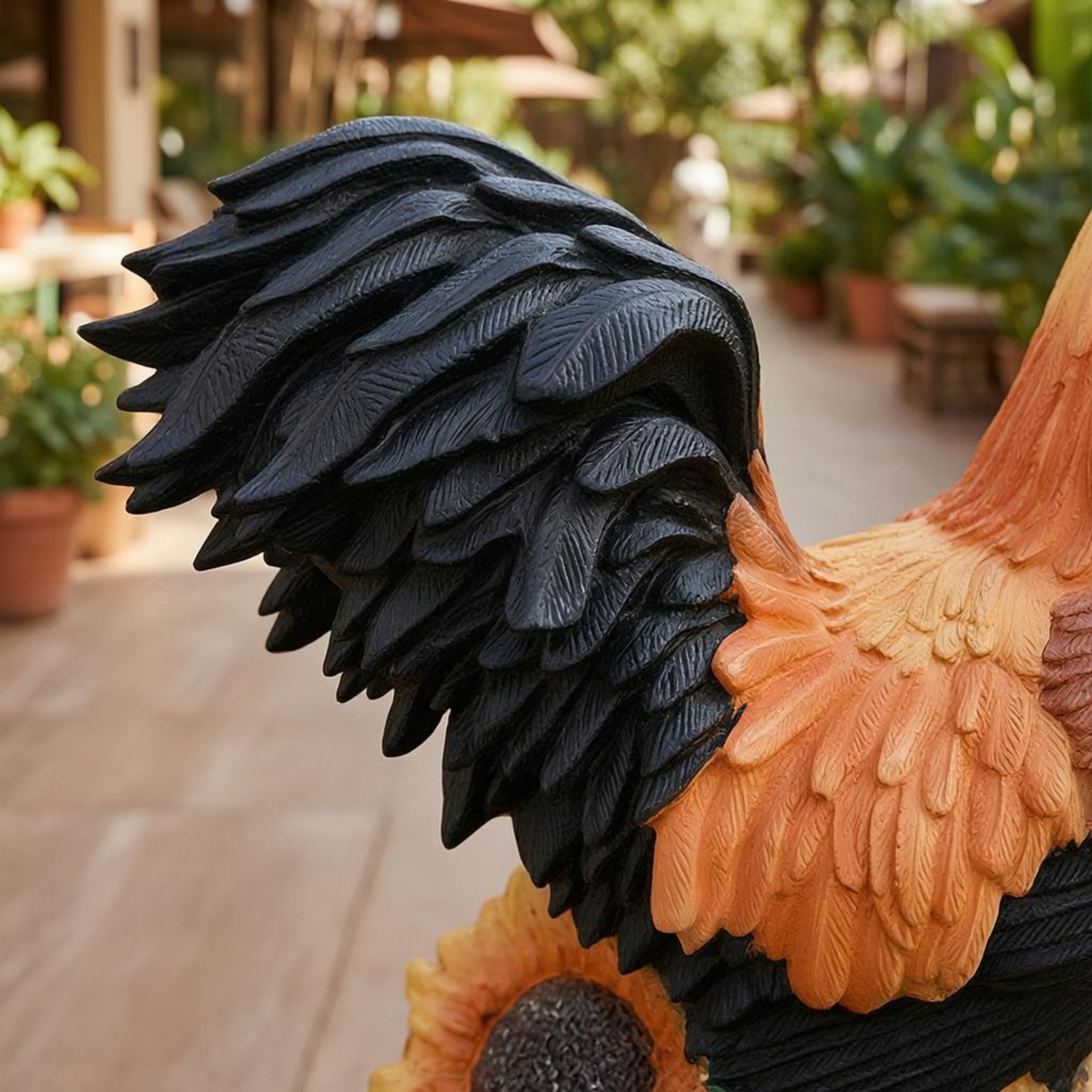 Solar Chicken Garden Sculpture - Outdoor Lighting Decor Ideas recensie en prijs