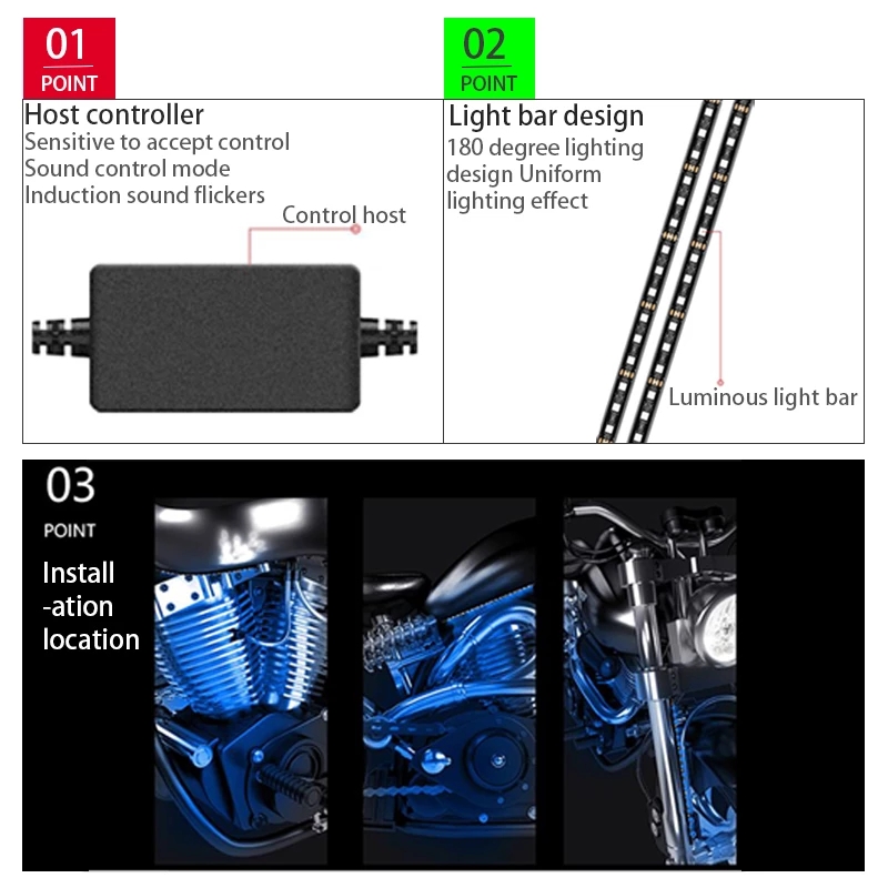 LED Motorcycle Decorative Ambi - Lighting Bolt Decor recensie en prijs